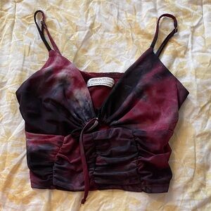 Urban Outfitters Maroon and Black Camisole
